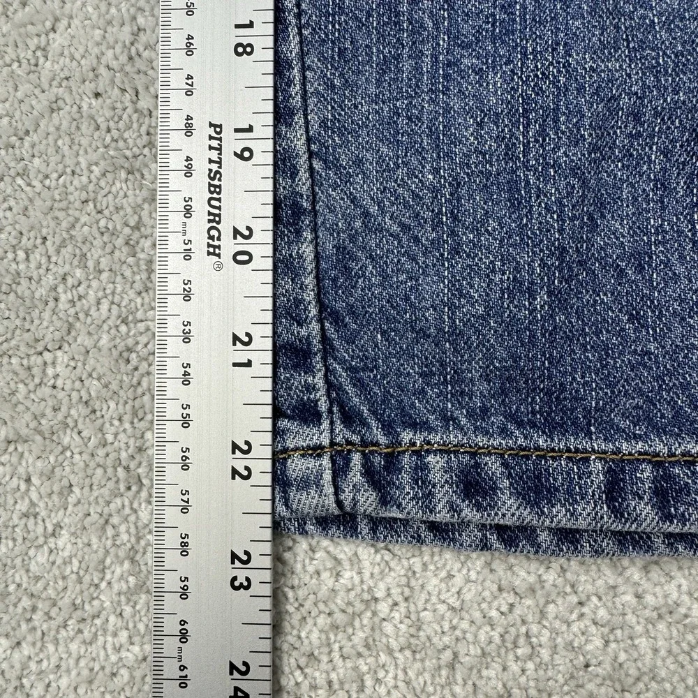 Levis 505 Denim Blue Jorts Mens Dad Shorts ~ 40 Regular ~ Small SPOT ~ W40